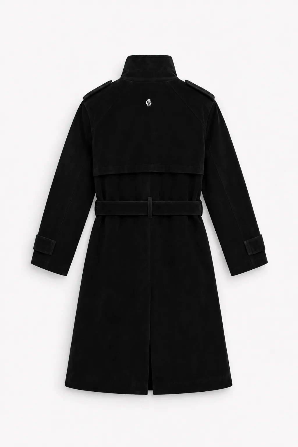 Aldren Belted Trench Coat — detail