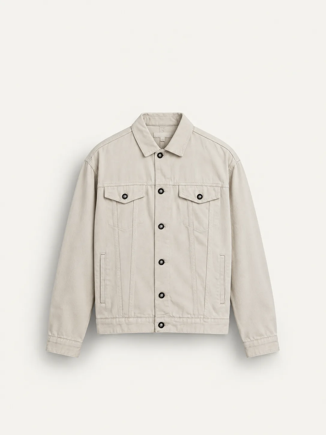 Classic Trucker Denim Jacket — front view