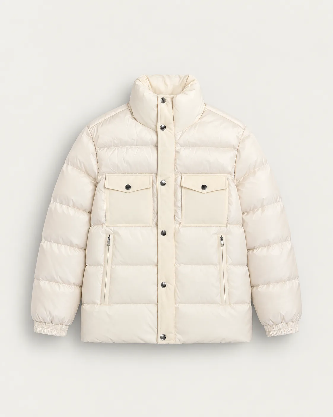 Utility Puffer Jacket — front view