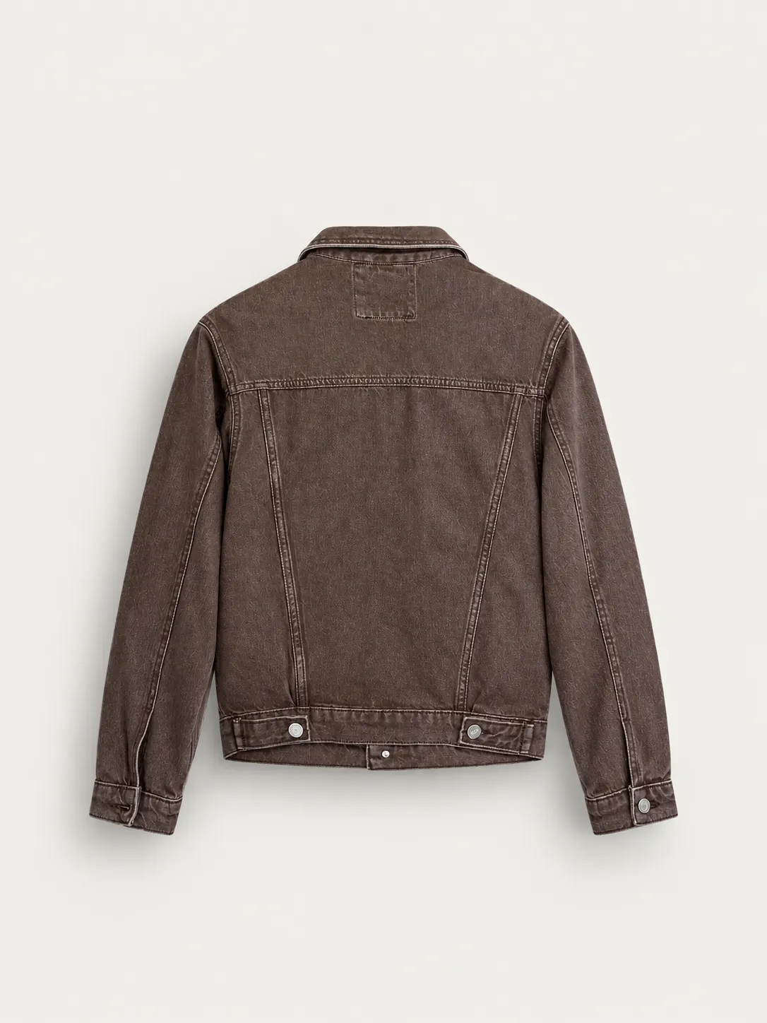 Vintage Wash Denim Jacket — front view