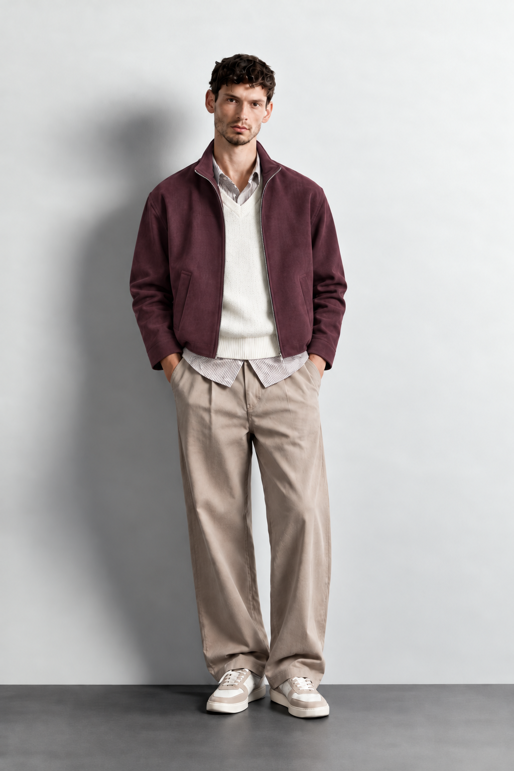Veyron Zip Up Jacket — front view