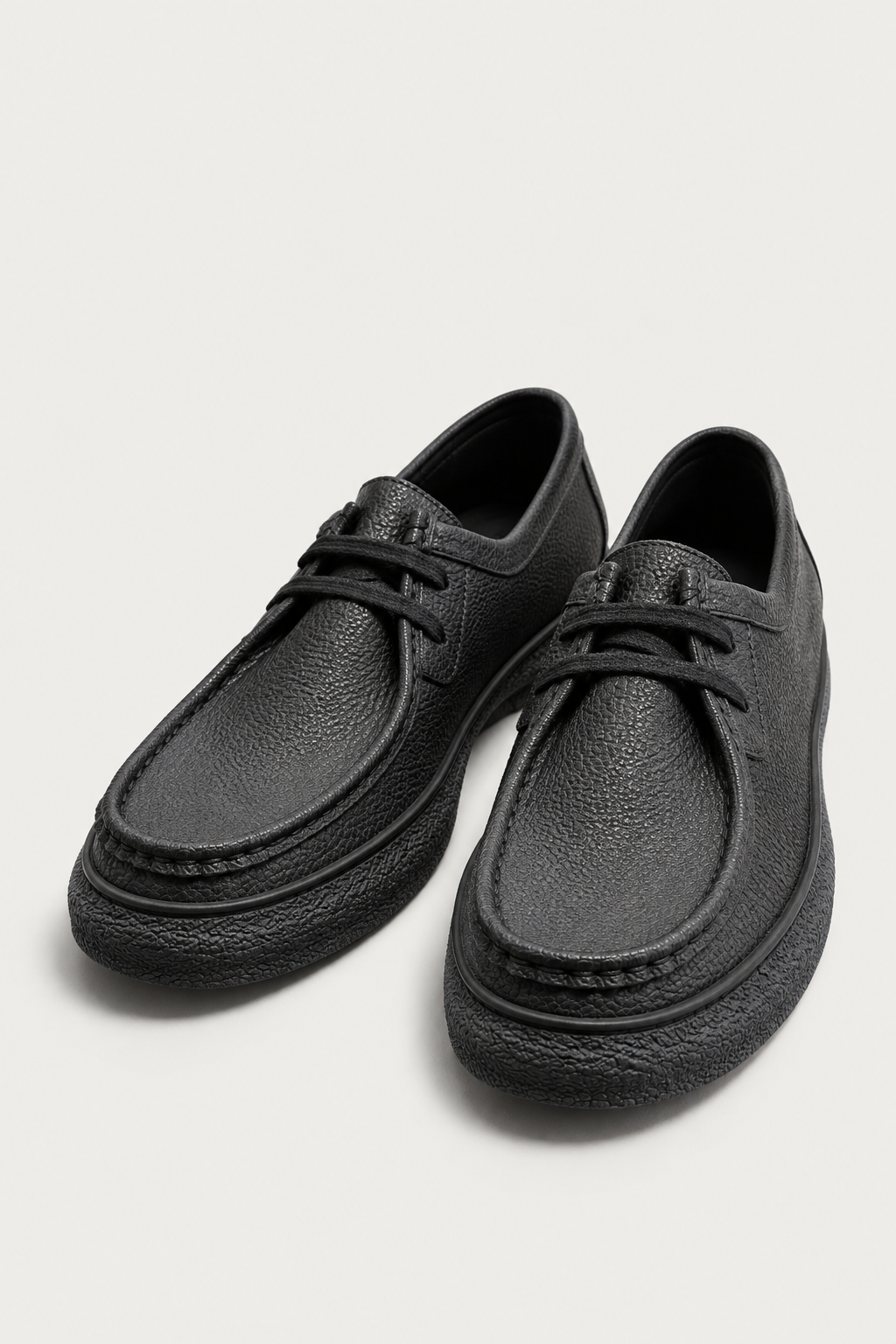 Moc Toe Lace Up Shoes — detail