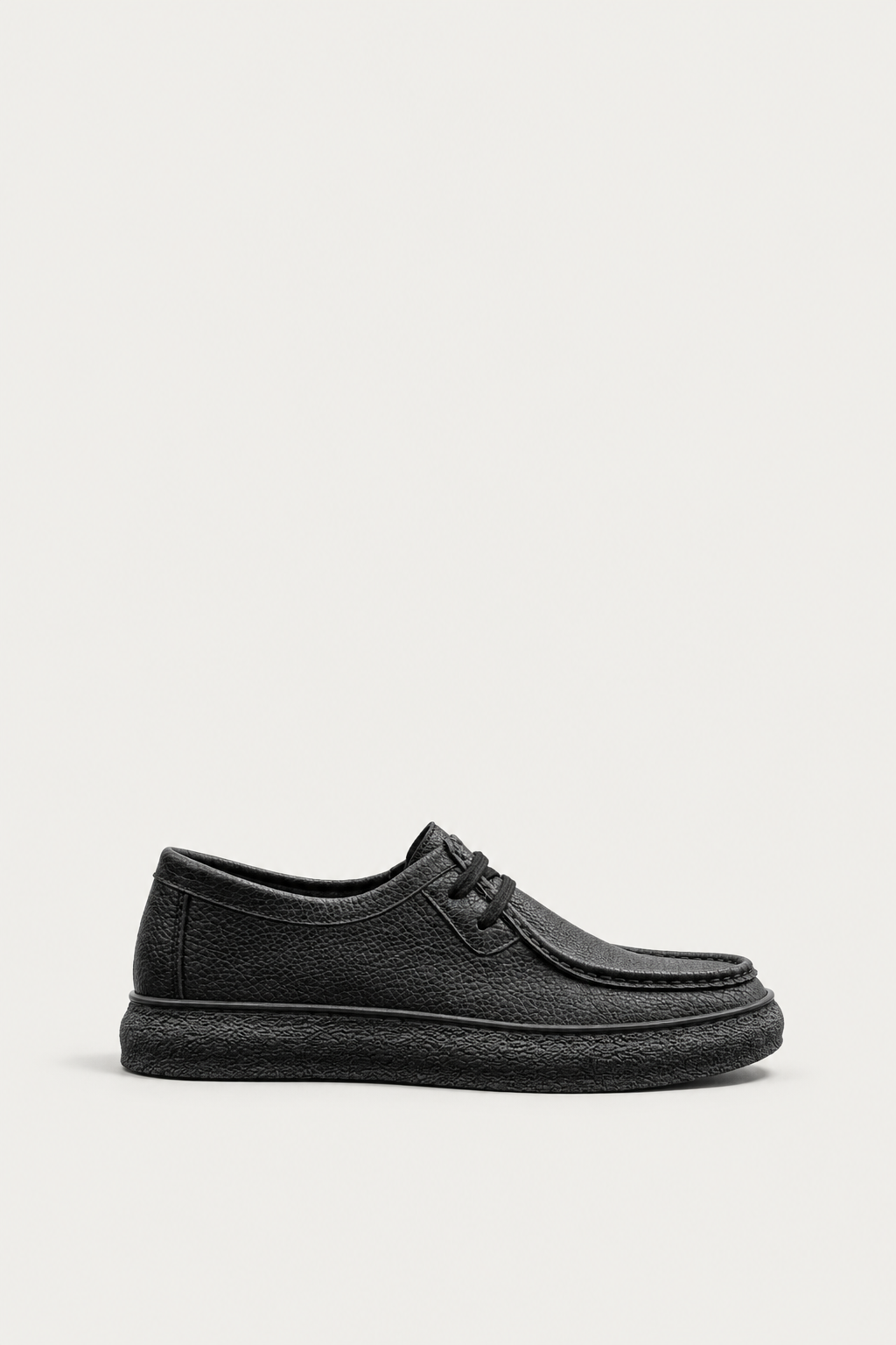 Moc Toe Lace Up Shoes — front view