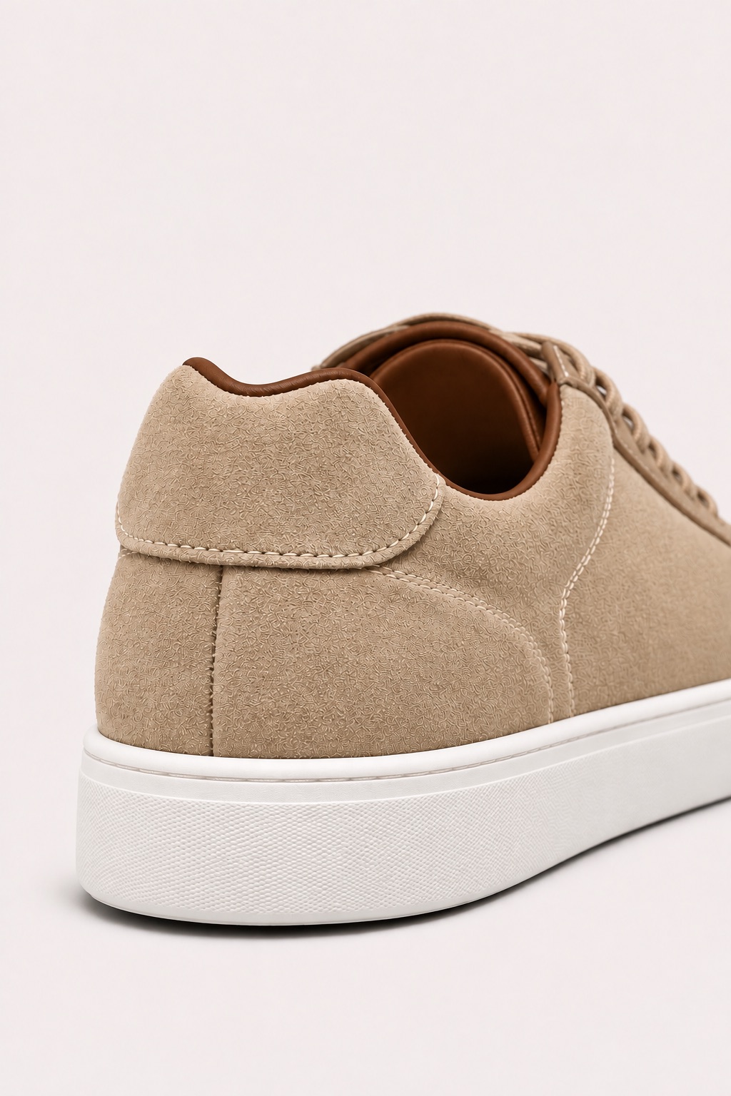 CONTRAST SOLE LACE UP SNEAKERS — detail