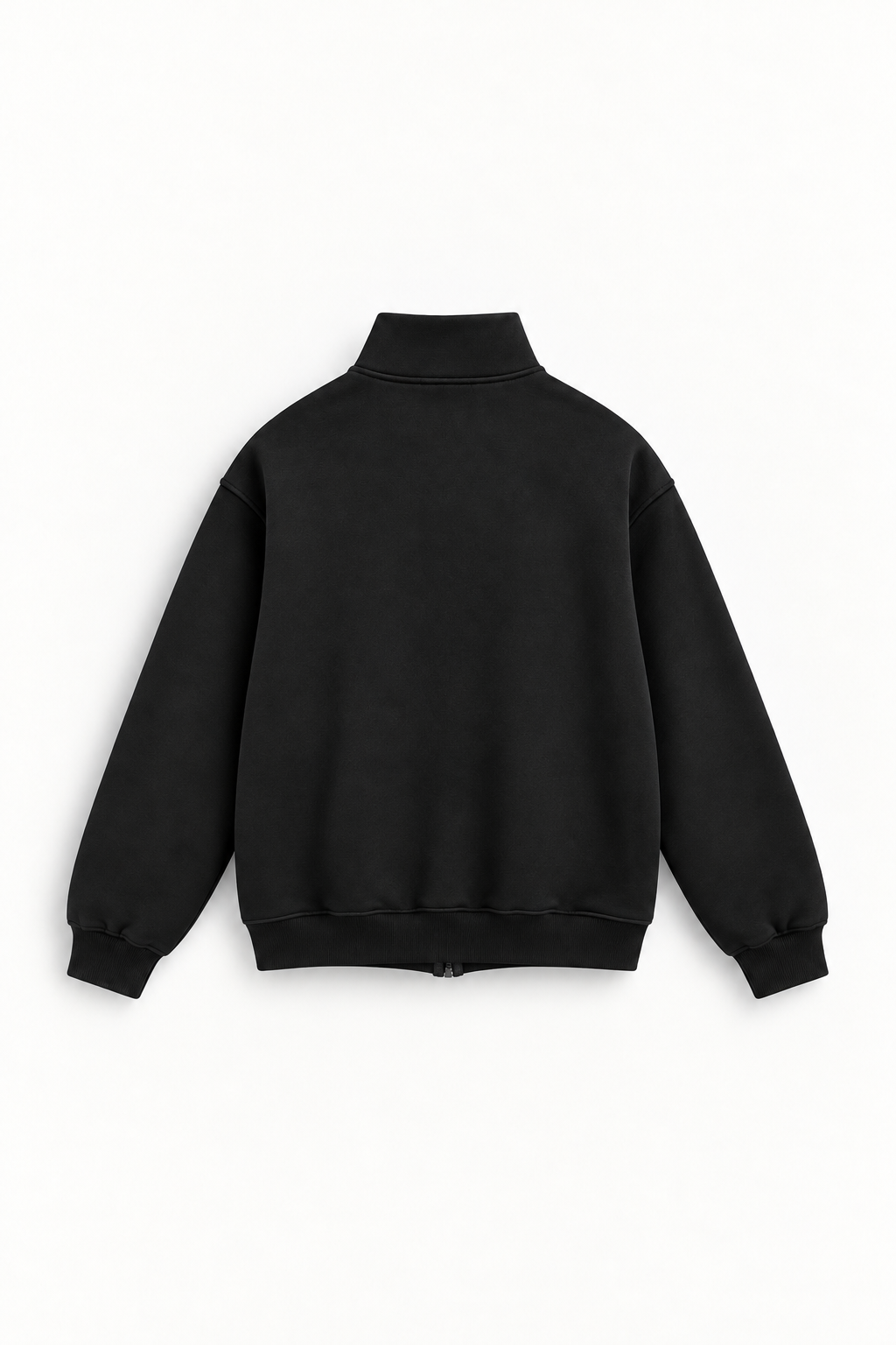 Contrast Piping Zip Up Track Jacket — detail