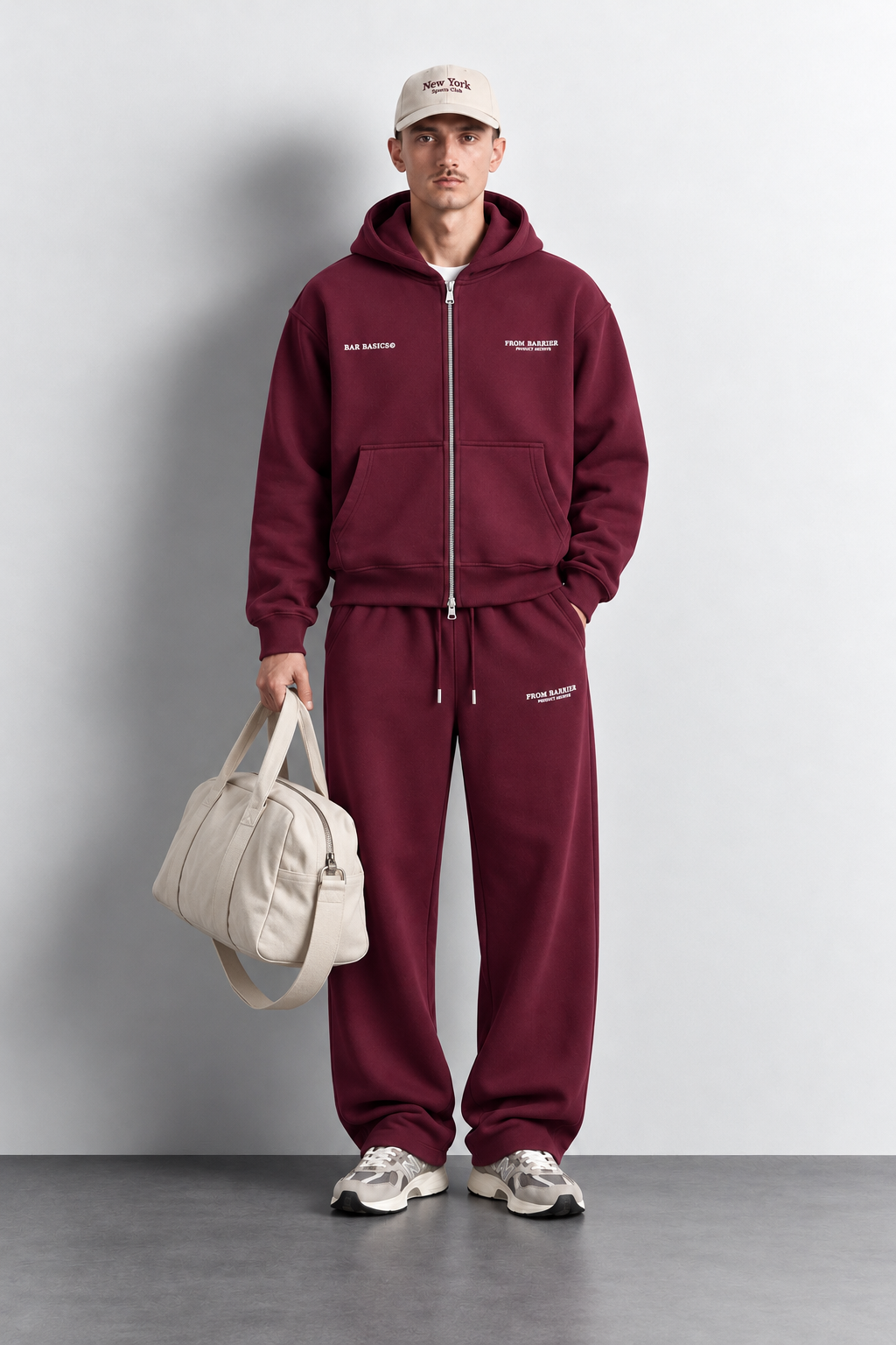 Heritage Graphic Zip Up Hoodie — worn, front
