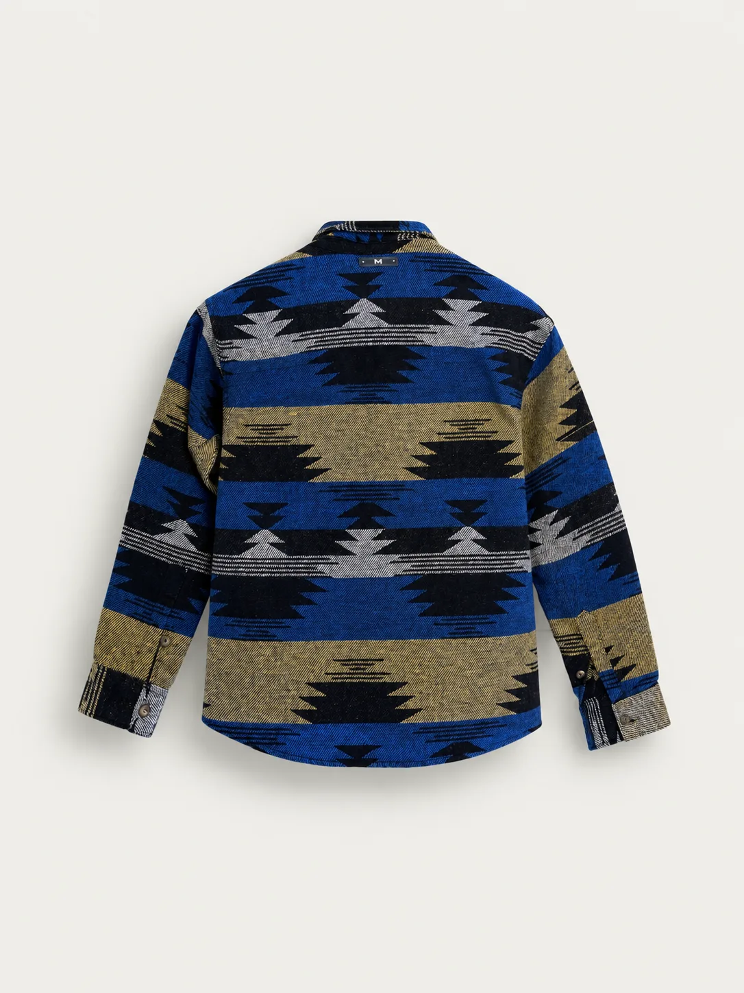 Aztec Pattern Overshirt — detail