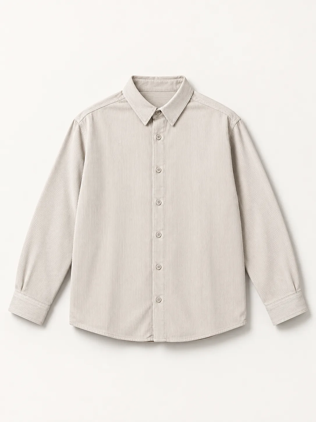 Corduroy Button-up Overshirt — detail