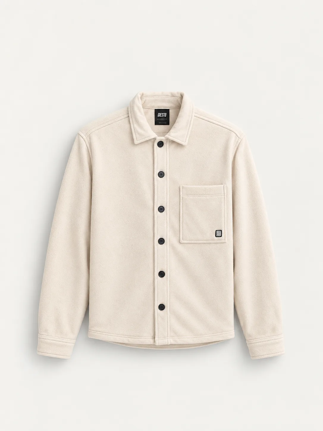 Polar Fleece Overshirt with Pocket — detail