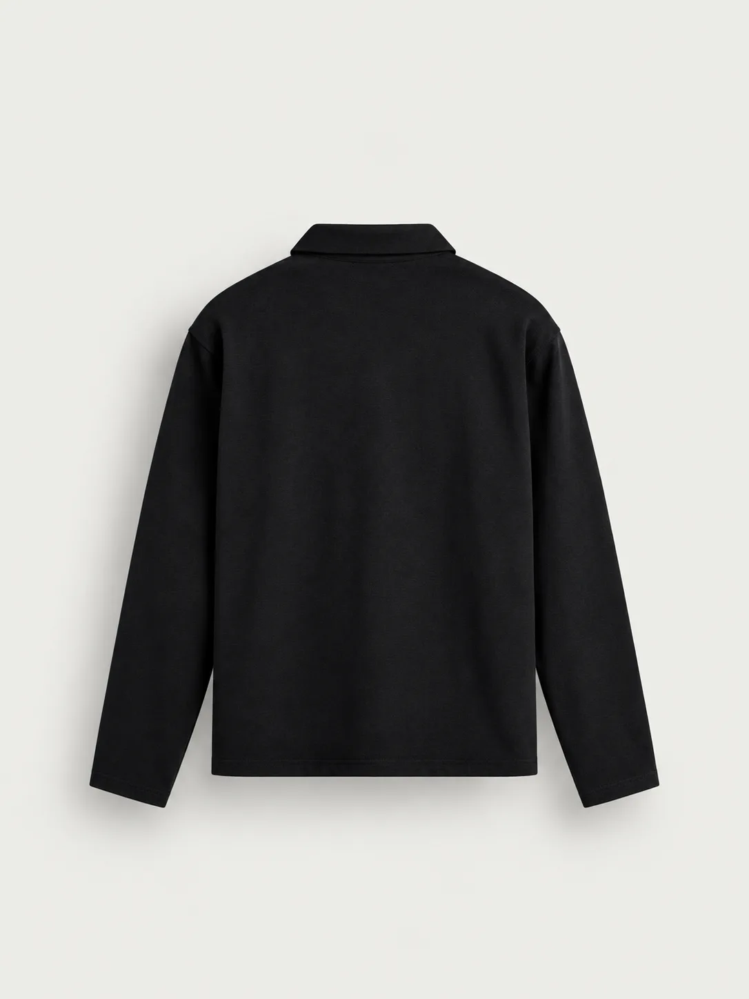 Long-sleeve Knit Polo — detail