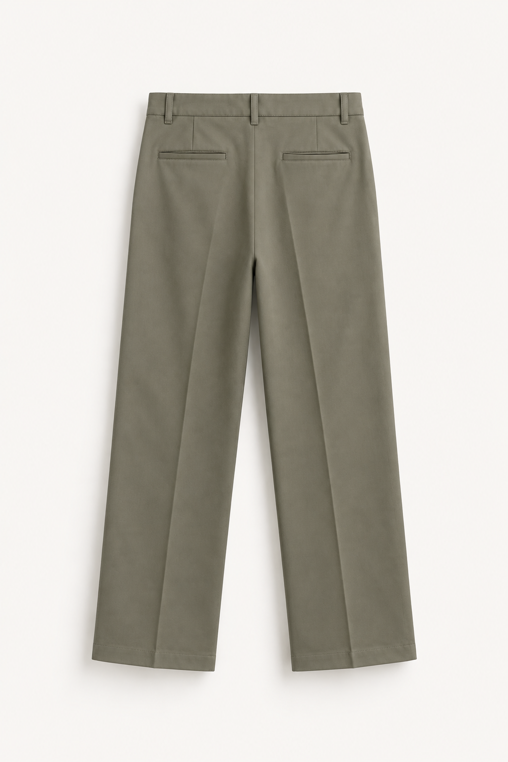 Relaxed Fit Tailored Trousers — back view