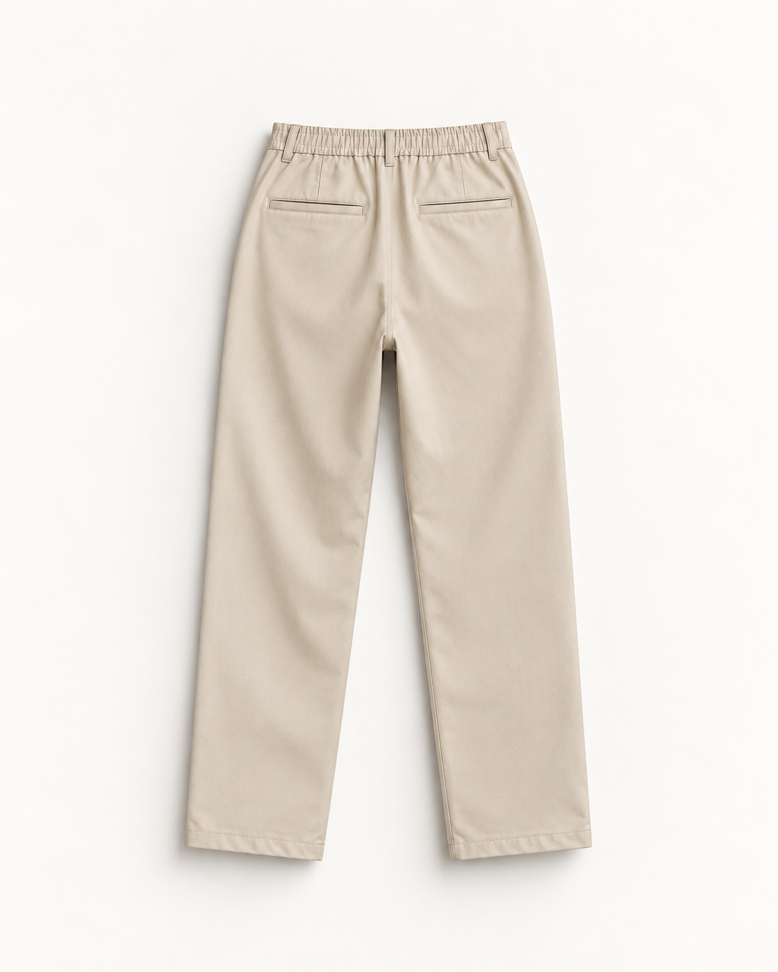 Relaxed Pleated Wide Leg Trousers — detail