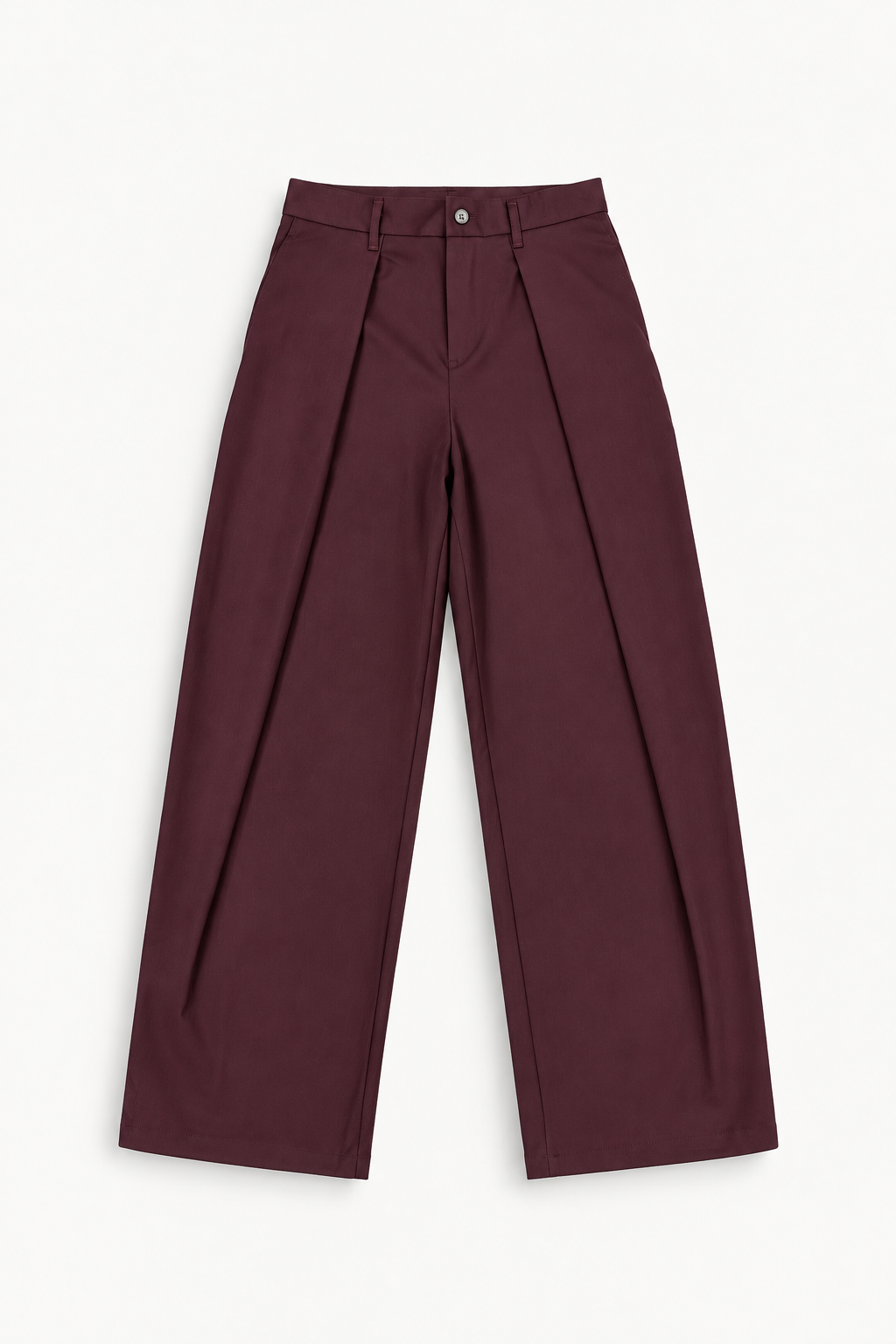 DEEP PLEAT WIDE LEG TROUSERS — detail