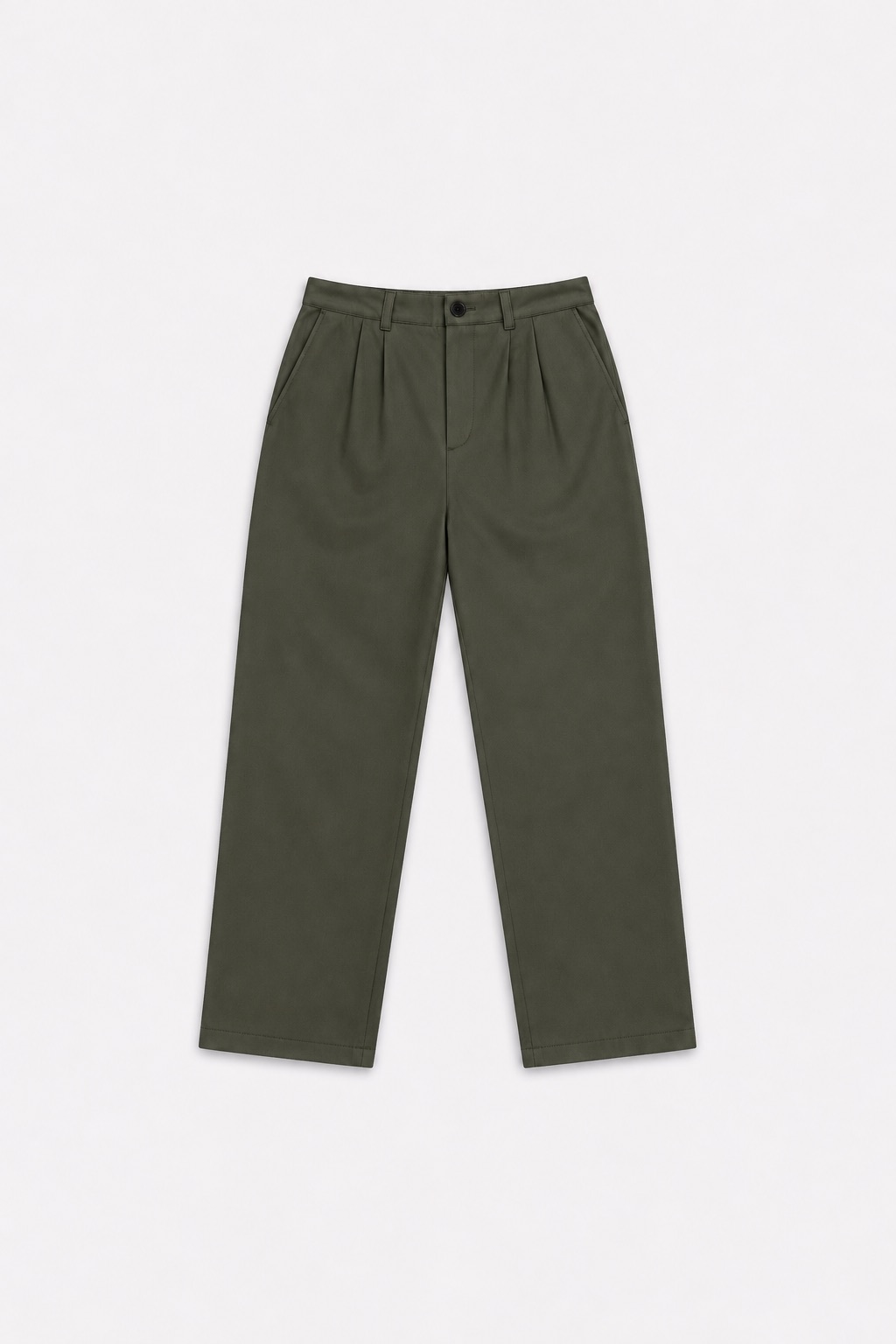 Single Pleat Tailored Trousers — detail