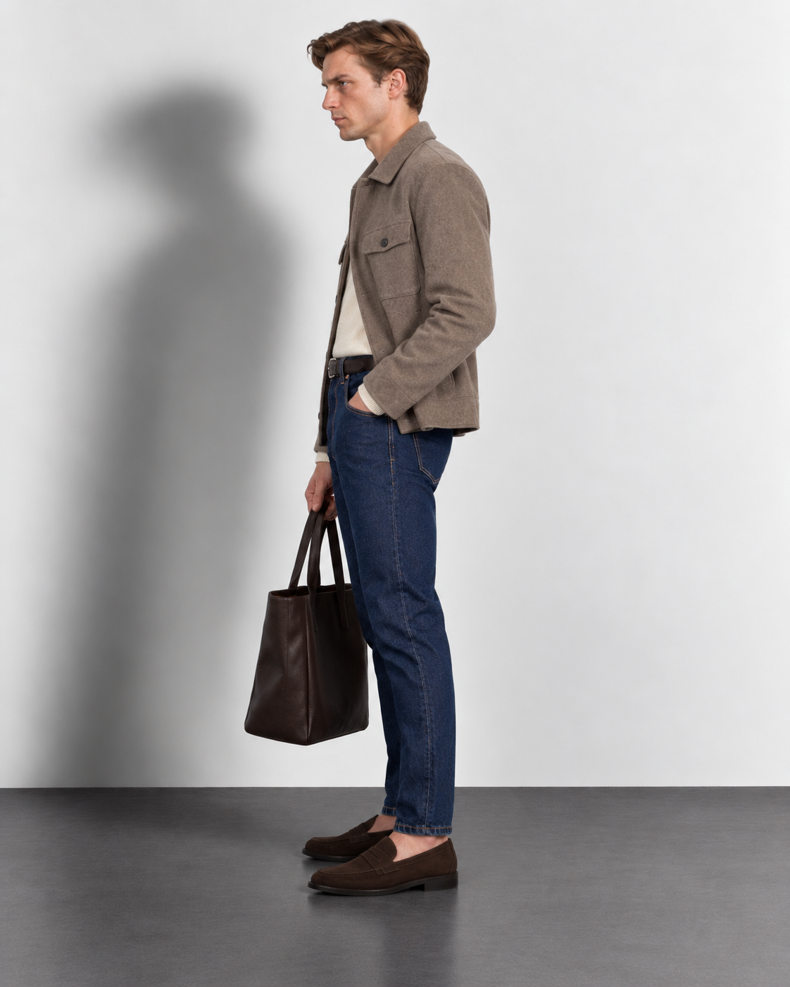 Deep Navy Slim Jeans — detail