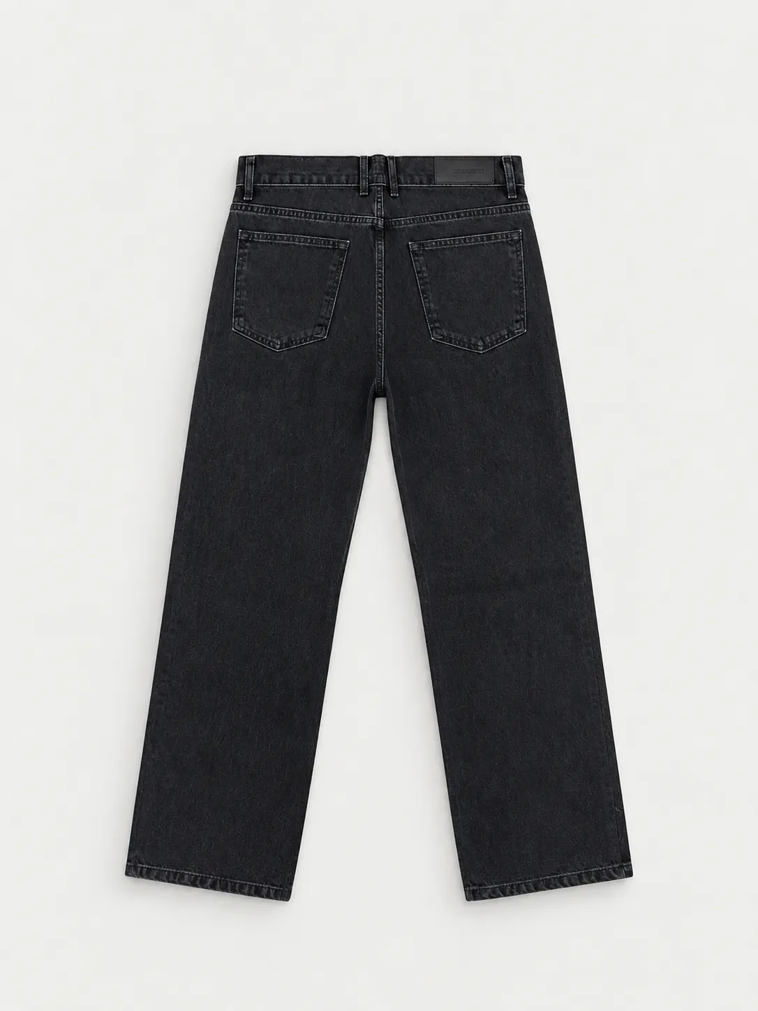 Midnight Black Regular Fit Jeans — detail