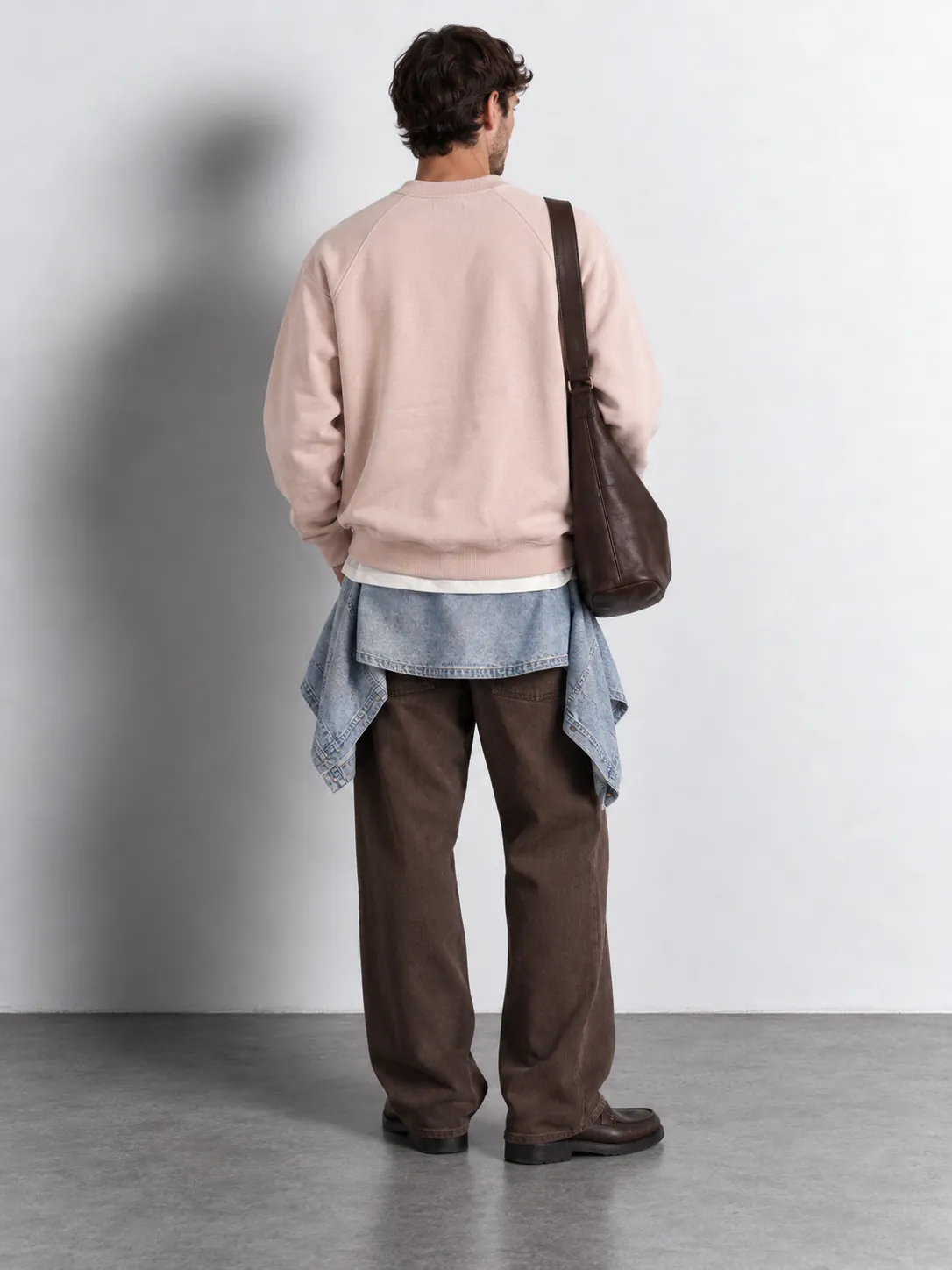 Raglan Sleeve Crewneck Sweatshirt — front view