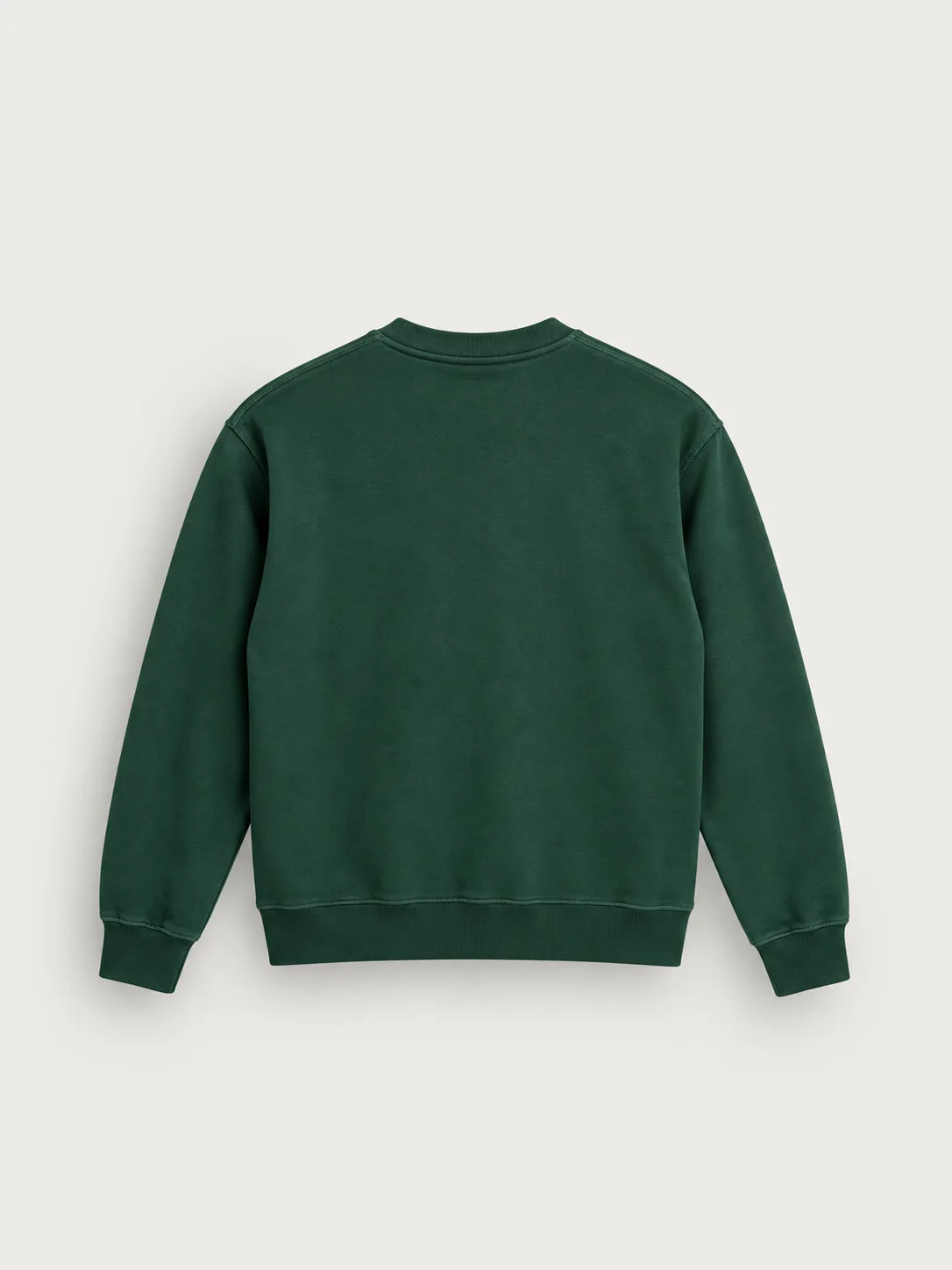 Vintage V-inset Crewneck Sweatshirt — back view