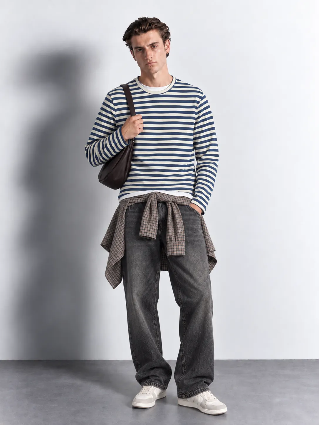 Breton Stripe Long Sleeve — worn, front
