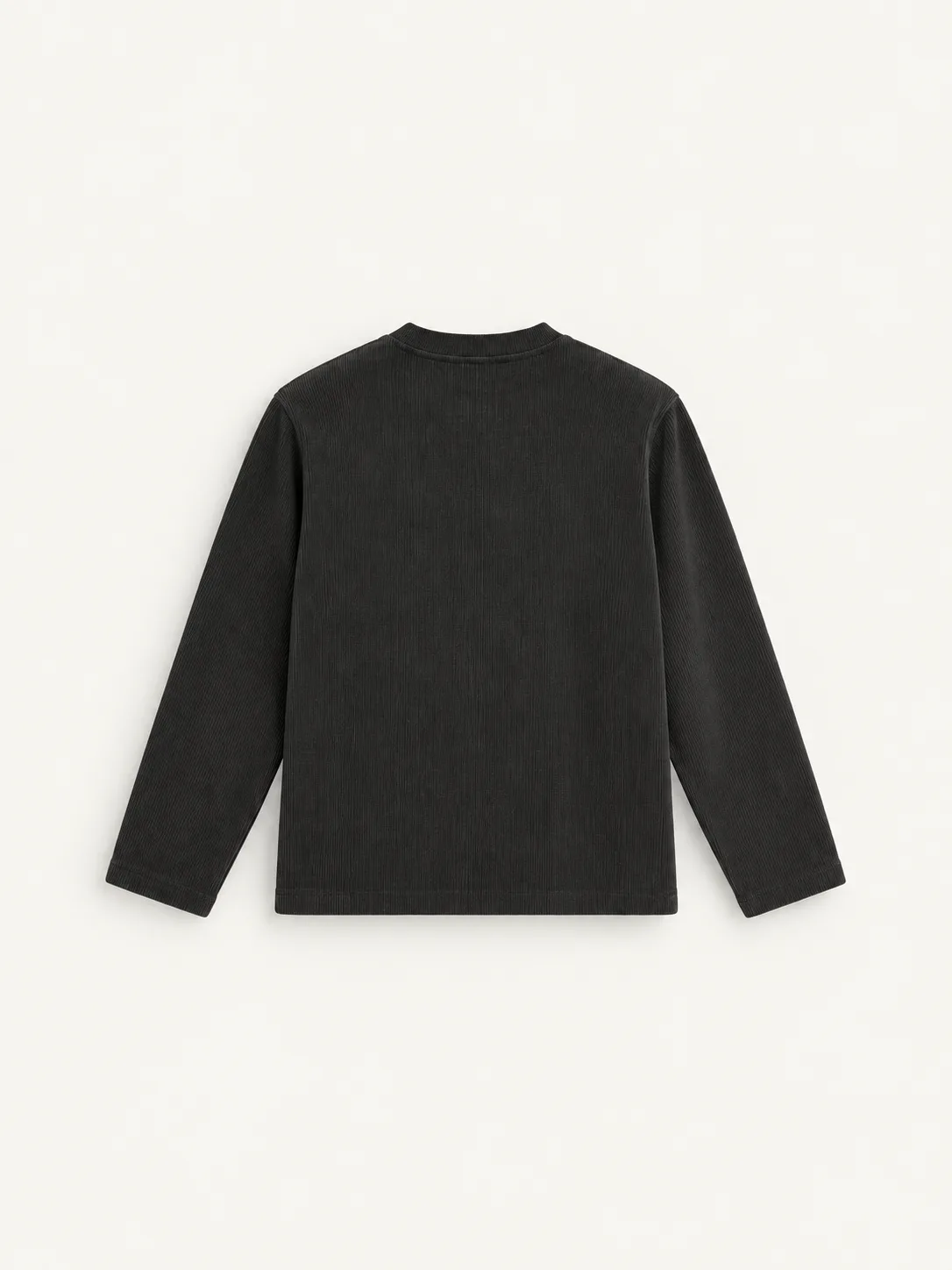 Corduroy Texture Crewneck Sweater — detail