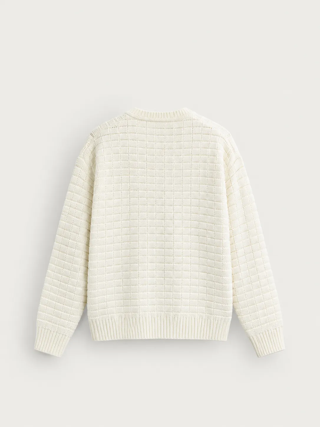 Diamond Knit Sweater — detail