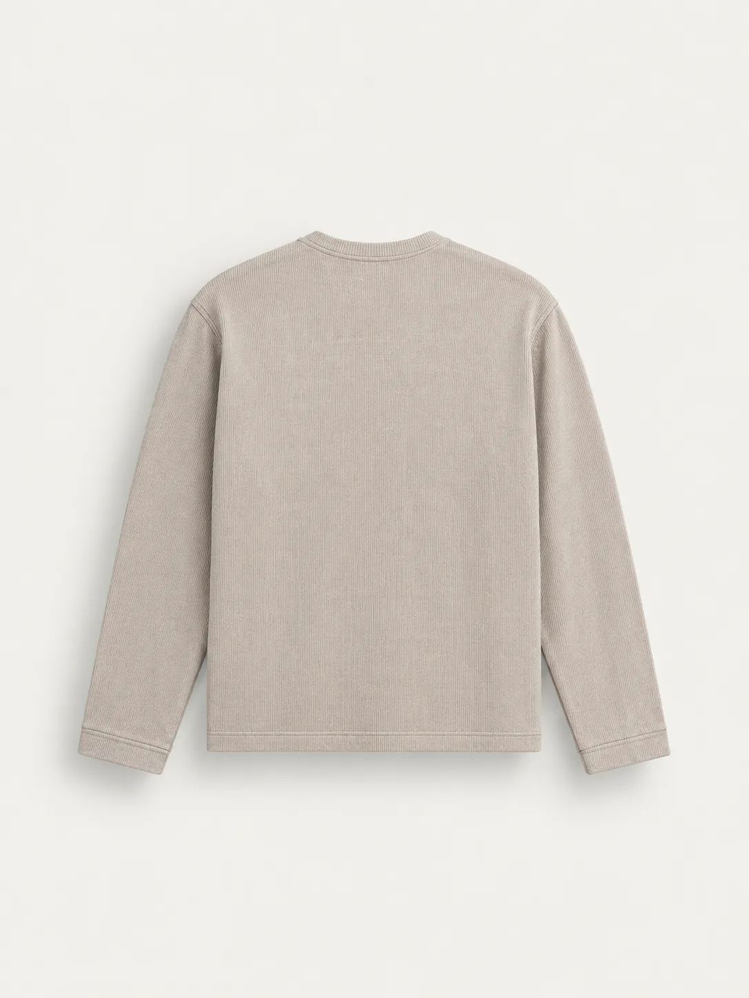 Noise Slogan Knit Long Sleeve Sweater — back view