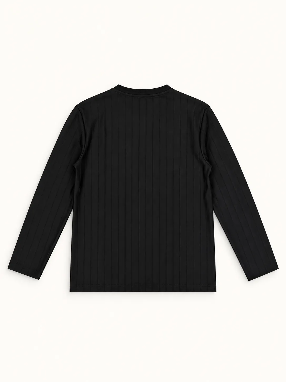 Vertical Rib Long Sleeve Tee — detail
